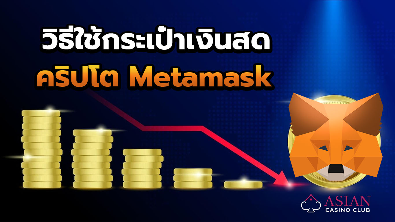 วิธีใช้กระเป๋าเงินสด คริปโต MetaMask